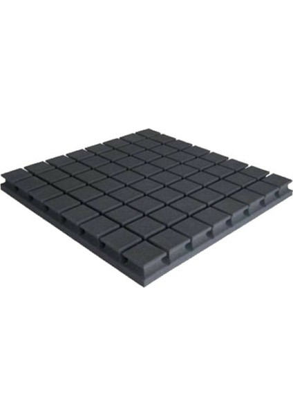 50X50 Antrasit Akustik Panel, Şık ve Ses Yalıtımlı Dekoratif Panel
