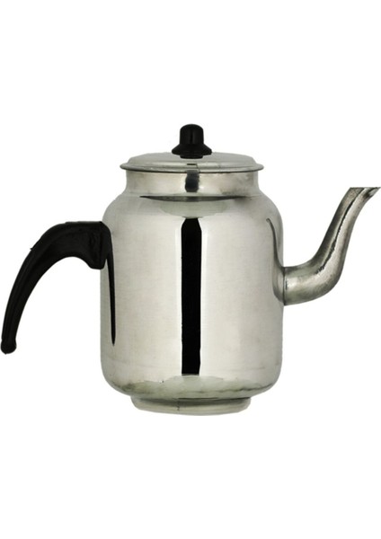 Alüminyum Semaver Üstü Çaydanlık 1,8 Lt, Kahveci Demliği, Metalik Renk