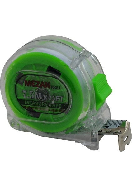 Yeşil Metre 7.5m x 25FT 23MM, Dayanıklı ve Kullanışlı Ölçü Aracı fiyatları