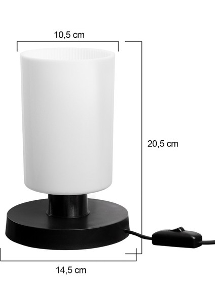 Şık Siyah Abajur ve Opal Şapka Seti, Gümüş Detaylar ile Tarzınıza Zarif Dokunuş fiyatları