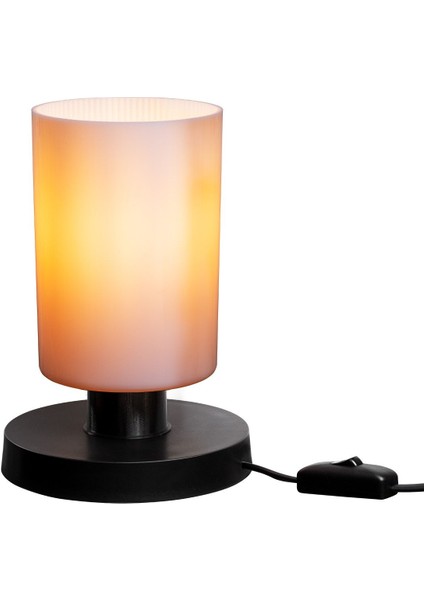 Şık Siyah Abajur ve Opal Şapka Seti, Gümüş Detaylar ile Tarzınıza Zarif Dokunuş fırsatları