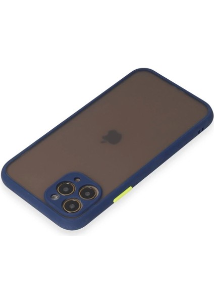 Newface iPhone 11 Pro Kılıf Montreal Silikon Kapak - Lacivert modelleri