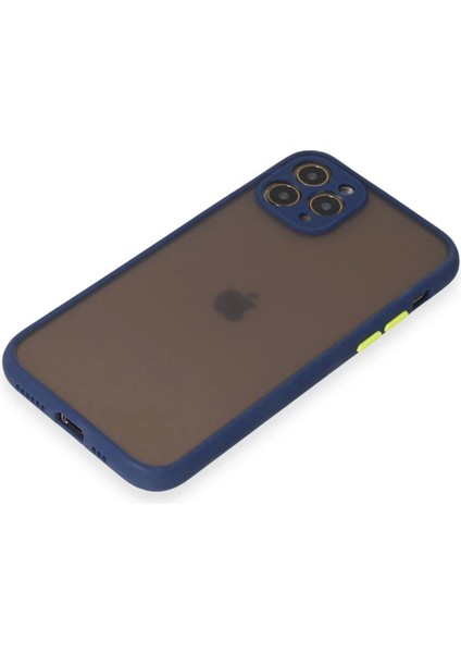 Newface iPhone 11 Pro Kılıf Montreal Silikon Kapak - Lacivert fırsatları