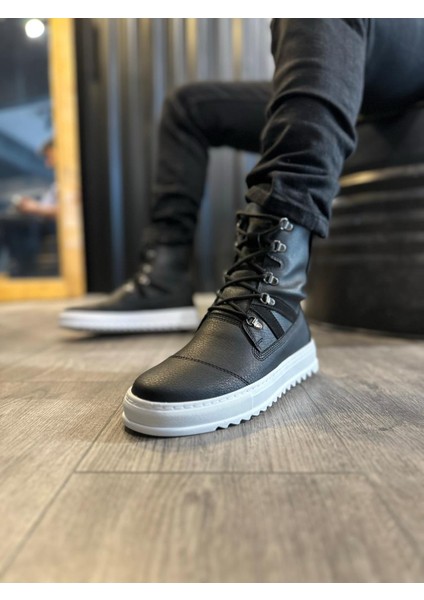 J-B12 Bağcıklı Ortopedik Taban Suya ve Soğuğa Dayanıklı Günlük Kışlık Erkek Spor Bot Bt Siyah fiyatları