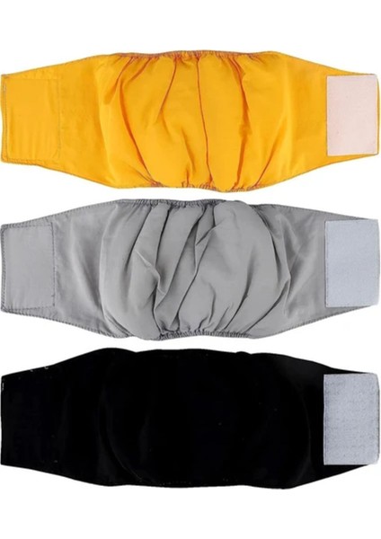 Yeniden Kullanılabilir 3'lü Köpek Bezi, Rahat ve Ayarlanabilir Erkek Köpek Kıyafeti