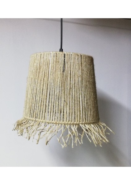 Haki Renkli Jüt Ip Örme Modern Avize Tasarımı fiyatları