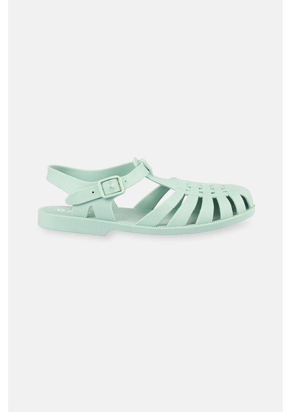 Mint Yeşili Kadın Bantlı Mat Jelly Sandalet fiyatları