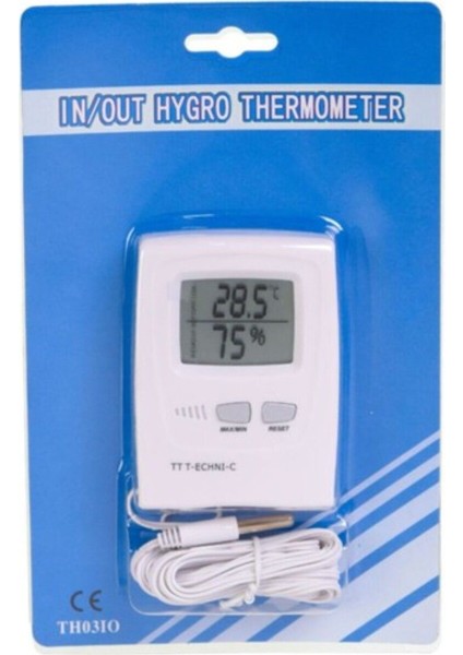 Dijital Saat, Iç-Dış Isı ve Nem Ölçer, Termometre, Çok Fonksiyonlu, Kullanışlı modelleri