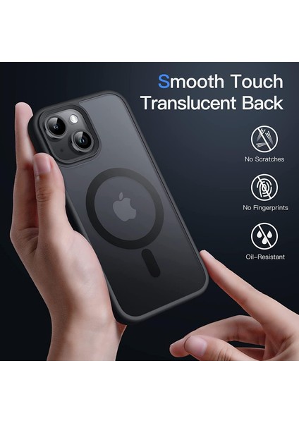 iPhone 13 Uyumlu Kamera Korumalı Magsafe Wireless Şarj Özellikli Mat Silikon Kılıf modelleri
