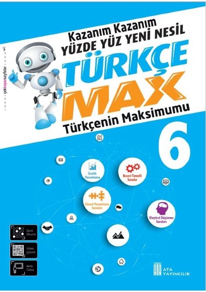 Ata 6.sınıf Yüzde Yüz Yeni Nesil Türkçe Max + 18 Deneme Sınavı