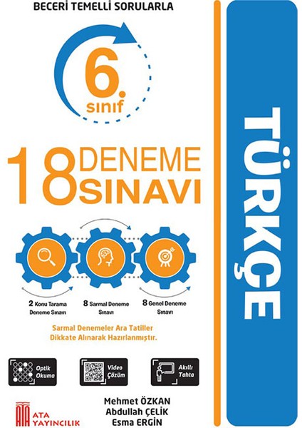 Ata 6.sınıf Yüzde Yüz Yeni Nesil Türkçe Max + 18 Deneme Sınavı