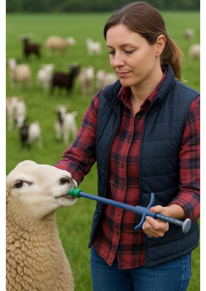 Küçükbaş Hayvanlar Için Plastik Hap Yutturma Sondası, 1 Adet, Ahır Kullanımı fırsatları