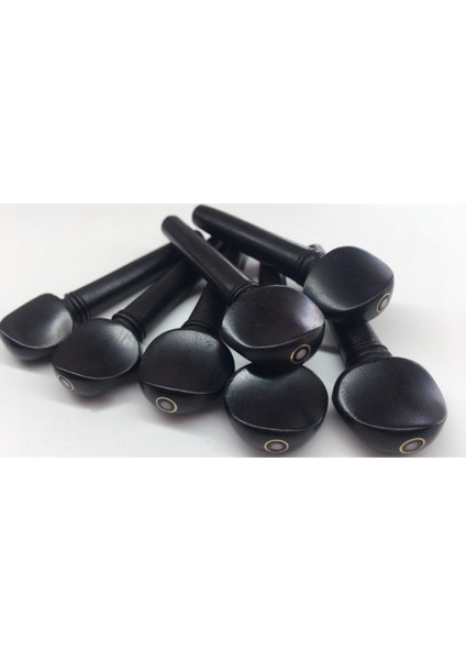 Abanoz Bağlama Saz Burgu Takımı, 7 Parça, Kaliteli ve Şık Tasarım