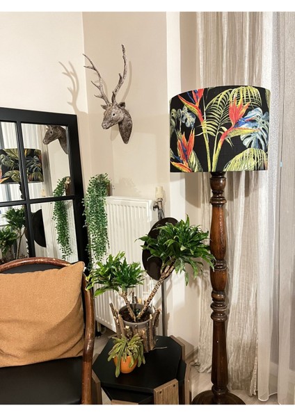 Renkli El Yapımı Silindir Abajur Başlığı, Yüksek Kaliteli Kumaş, Şık Tasarım modelleri