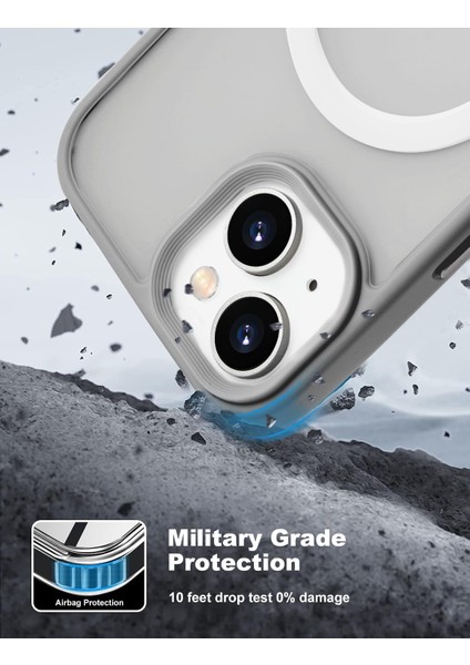 iPhone 13 Uyumlu Kamera Korumalı Magsafe Wireless Şarj Özellikli Mat Silikon Kılıf modelleri
