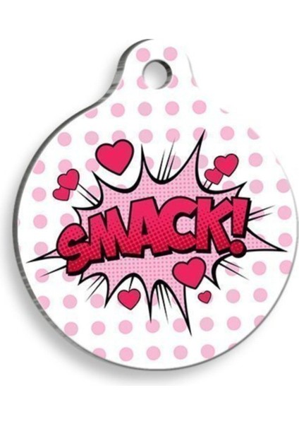 Yuvarlak Kedi ve Köpek Tasması Künyesi, 3 Cm, Dayanıklı ve Şık Tasarım