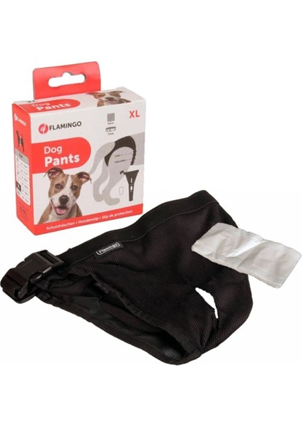Xlarge Köpek Külodu 50-59 cm Siyah, Konforlu ve Şık Tasarım