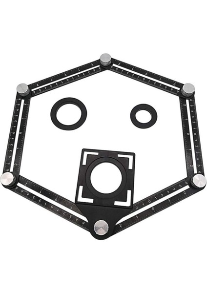 Çok Fonksiyonlu Alüminyum Delik Ayarlama Şablonu, Hassas Ölçüm Aracı modelleri