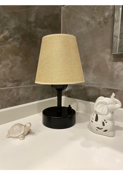 Pilli Masa Lambası, Kablosuz Gece Işığı, Şık ve Pratik Masaüstü Abajur