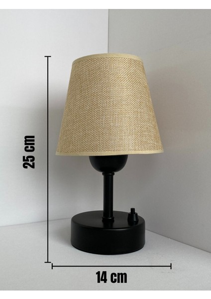 Pilli Masa Lambası, Kablosuz Gece Işığı, Şık ve Pratik Masaüstü Abajur