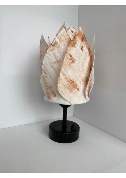 Kablosuz Masa Lambası, Pilli Abajur, Gece Lambası, Yaprak Tasarımı, Şık ve Kullanışlı fiyatları