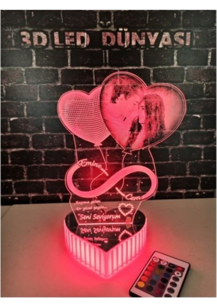 16 Renkli Kumandalı Sevgi Düğünü Sürprizi Hediye Seti