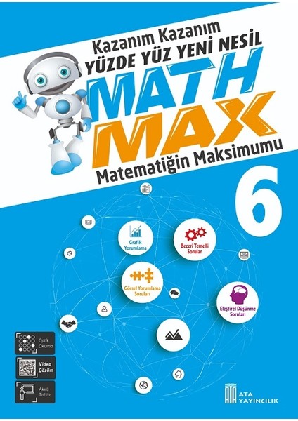 Ata 6.sınıf Yüzde Yüz Yeni Nesil Math Max + 18 Deneme Sınavı