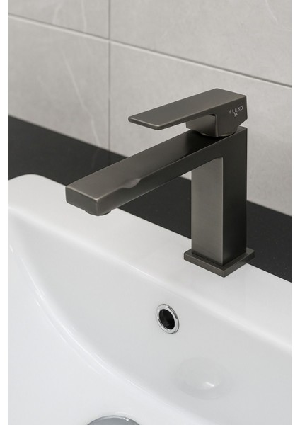 Venom Antrasit Lavabo Bataryası