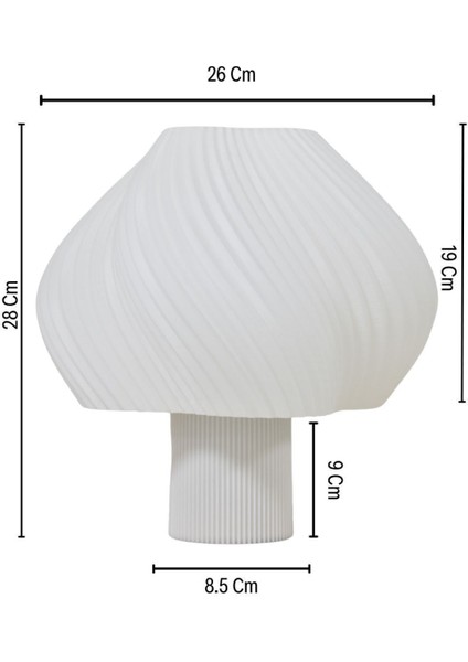 Şık Modern Beyaz Abajur, Odanıza Zarif Dokunuş Katacak Tasarım fırsatları
