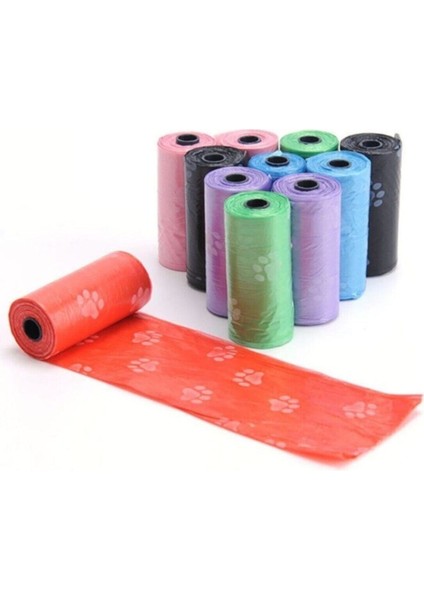 Pratik Köpek Dışkı Toplama Poşetleri 4'lü, Hızlı ve Temiz Kullanım