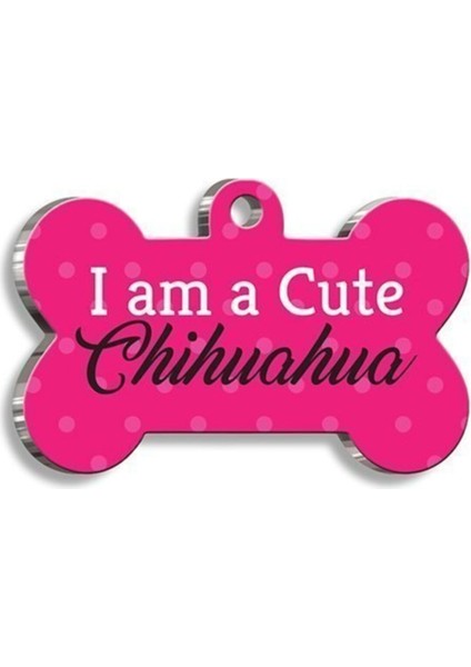 Kemik Şekilli Köpek Künyesi, Xlarge, 3,3x5 Cm, Dayanıklı ve Şık Tasarım