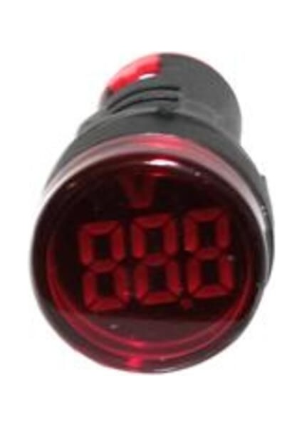 22MM Led'li 24-550V Voltmetre Kırmızı Renkli, Ölçüm Cihazı modelleri
