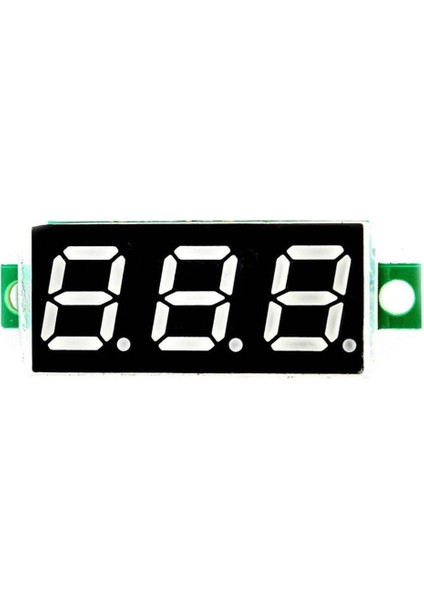 Mini Dijital Voltmetre Ekran Modülü, 0-100V, 0.28 Inç, 3 Kablolu, Kırmızı Ekran fiyatları