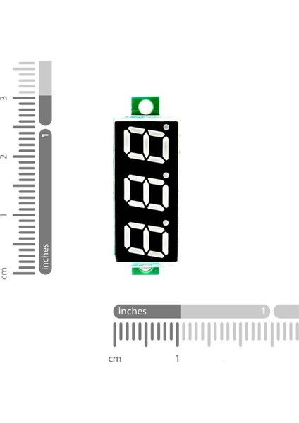 Mini Dijital Voltmetre Ekran Modülü, 0-100V, 0.28 Inç, 3 Kablolu, Kırmızı Ekran indirimleri