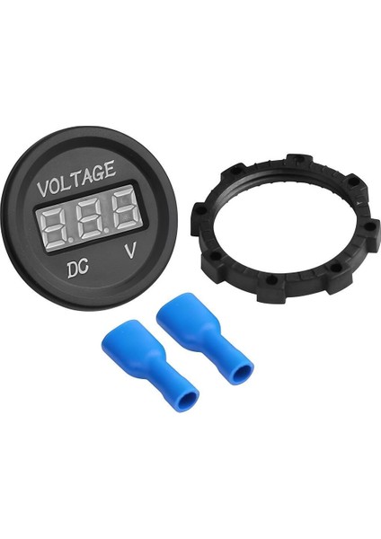 Mini Dijital Voltmetre, 7-30V, Turuncu, LED Panel, Güç ve Akım Ölçüm Aracı fırsatları
