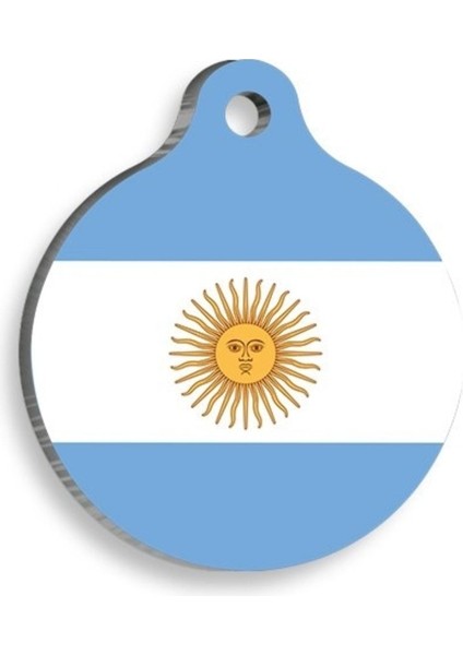 Yuvarlak 3 cm Kedi ve Köpek Kimlik Etiketi Orta Boy