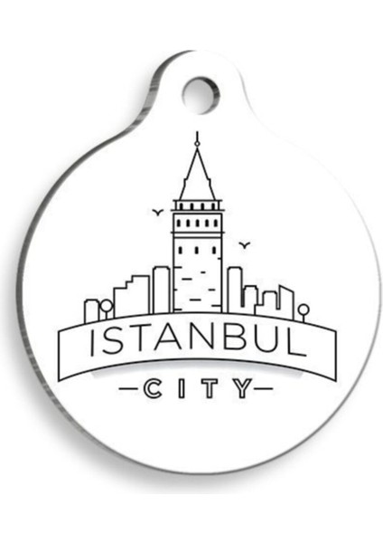 Iki Yuvarlak Kedi ve Köpek Künyesi, Şık ve Kullanışlı Tasarım