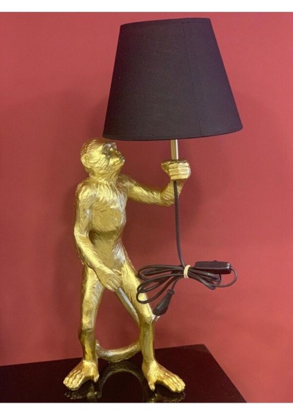 Sevimli Maymun Abajur Seti, Şık ve Sıcak Aydınlatma Için Ideal Seçim