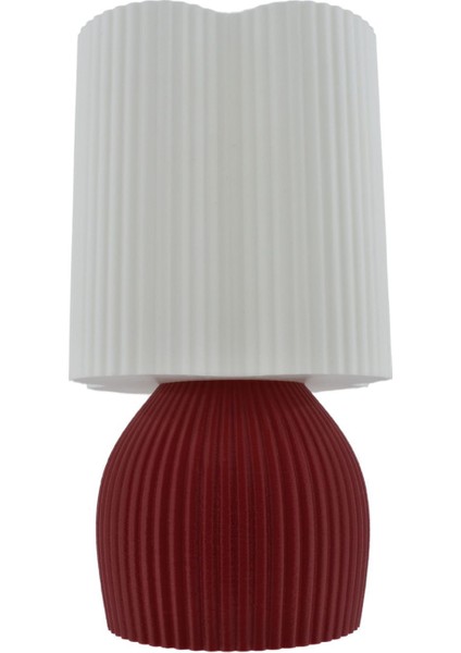Şık Modern Kırmızı Abajur, Evinize Zarif Dokunuş Sağlar fiyatları