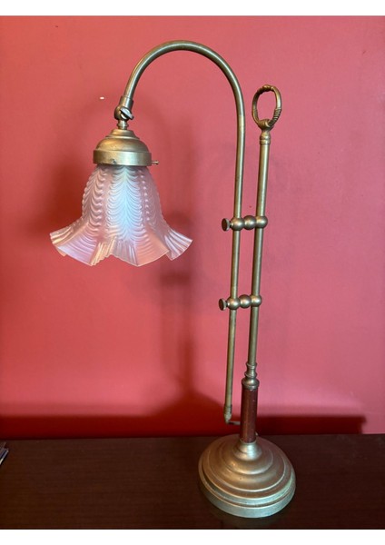 50-76 cm Ayarlanabilir Pirinç Abajur Masa Lambası, Şık ve Modern Tasarım fiyatları