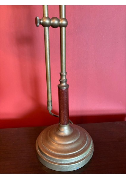 50-76 cm Ayarlanabilir Pirinç Abajur Masa Lambası, Şık ve Modern Tasarım fırsatları