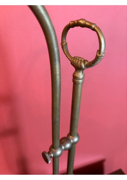 50-76 cm Ayarlanabilir Pirinç Abajur Masa Lambası, Şık ve Modern Tasarım indirimleri