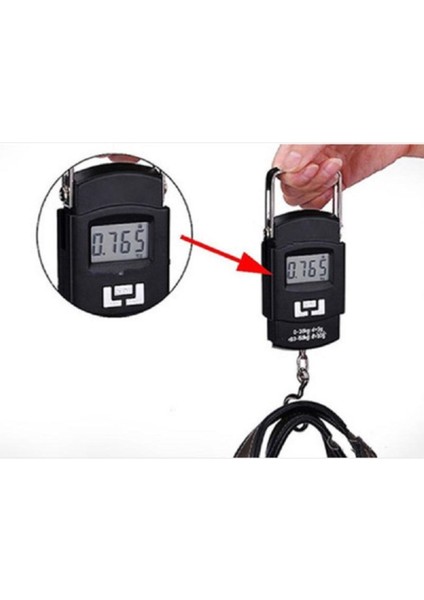 Pilli LCD Ekranlı El Terazisi Kantarı, Hassas Ağırlık Ölçüm Cihazı fırsatları