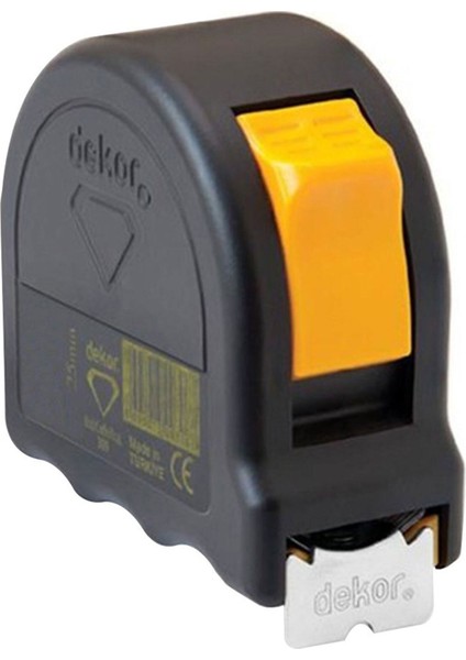 Şerit Metre 8 M x 25 mm Soft Dekor 307, Şık ve Dayanıklı Ölçüm Aracı