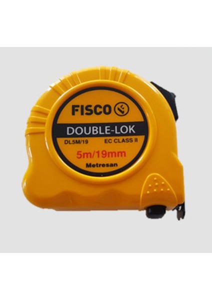 Çift Kilitli Şerit Metre 5X19, Dayanıklı Ölçüm Aracı, Pratik ve Hassas Kullanım