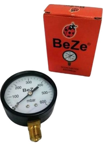 Q63 Çap Manometre 0-600 Milibar, Hassas Ölçüm Cihazı