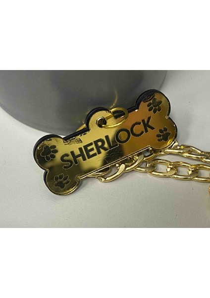 Her Irka Uygun Isme Özel 28CCM Metal Zincirli Künye