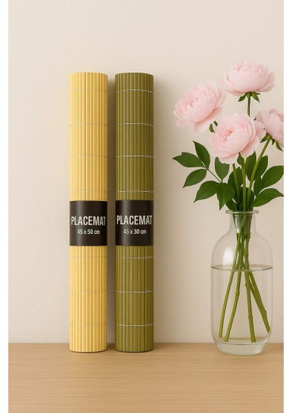 Bambu Amerikan Servis Altlığı 2'li Set