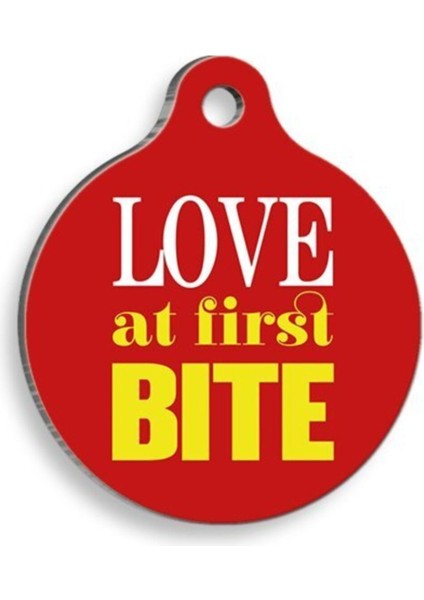 Sevimli Yuvarlak Hayvan Künyesi, Orta Boy 3 Cm, Şık ve Dayanıklı Tasarım