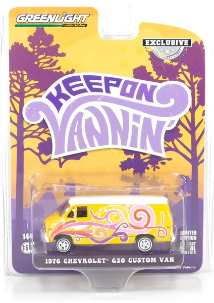 1976 Chevrolet G20 Custom Van 1/64 Model Araba